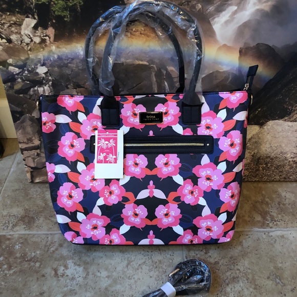 TRINA TURK FLORAL TOTE BAG - Picture 10 of 11